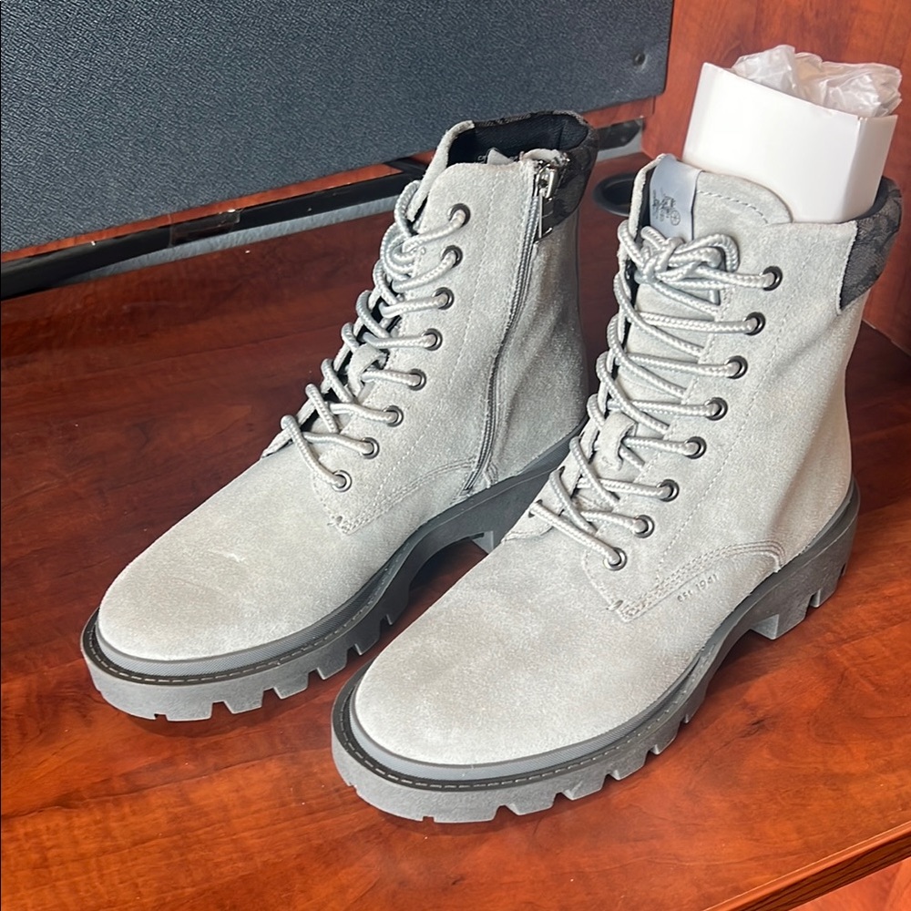 Coach Citysole Boot in Washed Steel - New and Never Worn